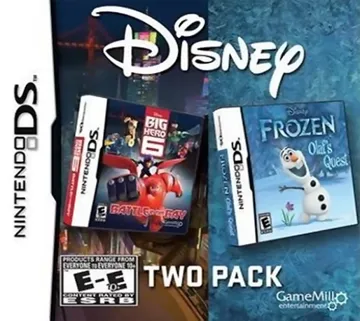 Disney Two Pack - Frozen Olaf's Quest + Big Hero 6 - Battle in the Bay (USA) box cover front